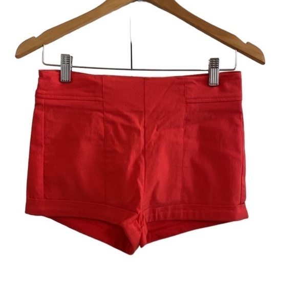 Foreign Exchange | Shorts | Zip up | Color: Blood Orange |Size: S - Picture 1 of 14